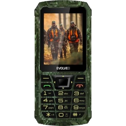 Evolveo - StrongPhone Z6 водоустойчив телефон с две SIM карти в ловен камуфлаж