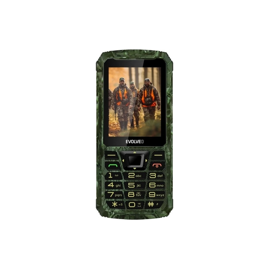 Evolveo - StrongPhone Z6 водоустойчив телефон с две SIM карти в ловен камуфлаж