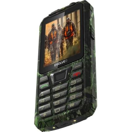Evolveo - StrongPhone Z6 водоустойчив телефон с две SIM карти в ловен камуфлаж