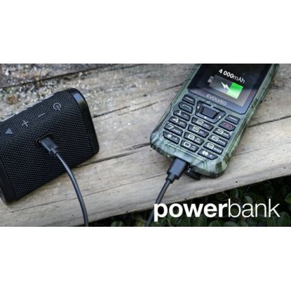 Evolveo - StrongPhone Z6 водоустойчив телефон с две SIM карти в ловен камуфлаж