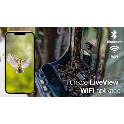 Evolveo - StrongVision BirdFeeder - интелигентна хранилка за птици с камера и слънчеви панели