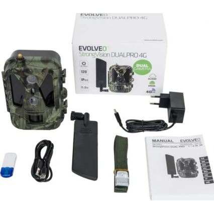 Evolveo - StrongVision Dual PRO 4G фотокапан с изпращане, 16 GB