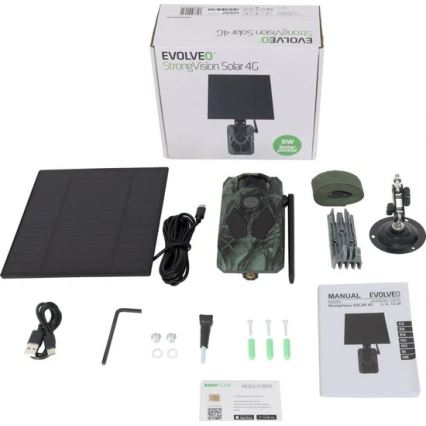Evolveo - StrongVision Solar 4G фотопаст 4G с приложение и соларен панел