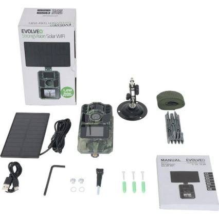Evolveo - StrongVision Solar WiFi, ловна камера с Wi‑Fi и слънчев панел