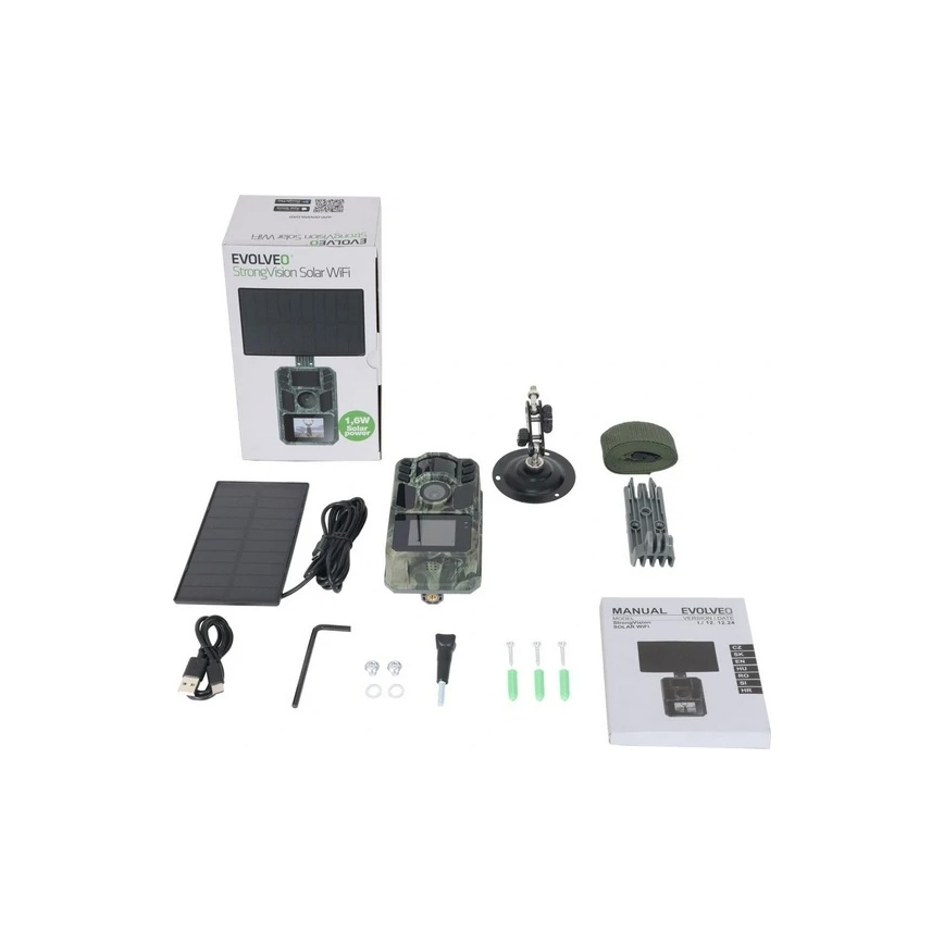 Evolveo - StrongVision Solar Wi‑Fi, фотокапан с Wi‑Fi и соларен панел