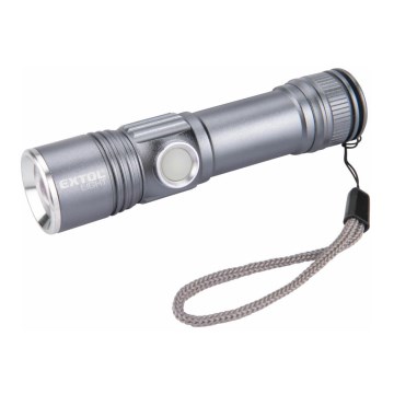 Extol - LED акумулаторен фенер LED/2000 mAh/3,7V мат хром