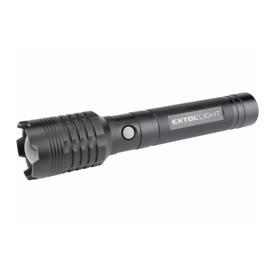 Extol - LED акумулаторен фенер с powerbank LED/60W/4000 mAh/5V 4000 lm черен