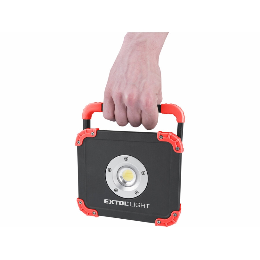 Extol - LED Акумулаторен прожектор LED/20W/6600 mAh/3,7V IP54