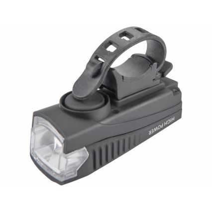 Extol - LED Акумулаторно фенерче с клаксон за велосипед LED/5W/1200 mAh/3,7V IPX4