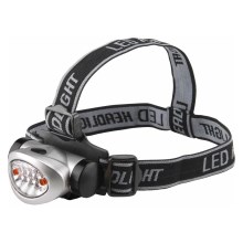 Extol - LED Челник LED/3xAAA черен/сребрист