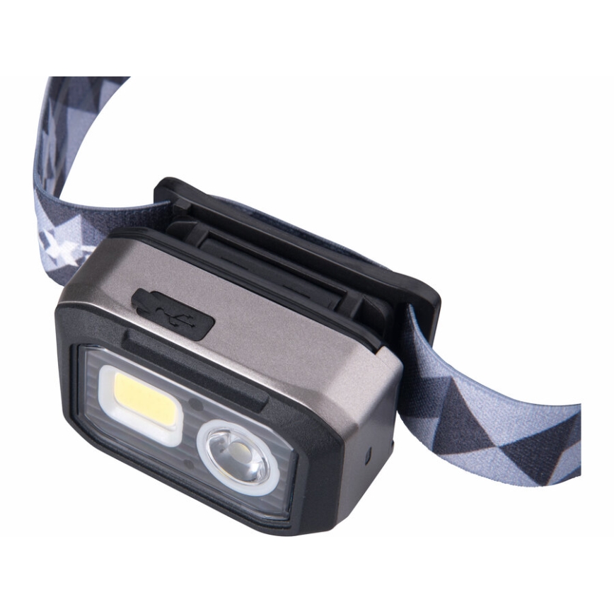 Extol - LED Челник със сензор LED/1000 mAh/3,7V/3xAAA IPX4