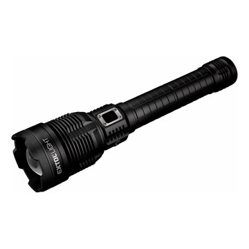 Extol - LED Димируемо акумулаторно фенерче със захранваща батерия LED/60W/10000 mAh 8000 lm IPX4 черен
