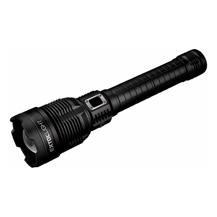Extol - LED Димируемо акумулаторно фенерче със захранваща батерия LED/60W/10000 mAh 8000 lm IPX4 черен