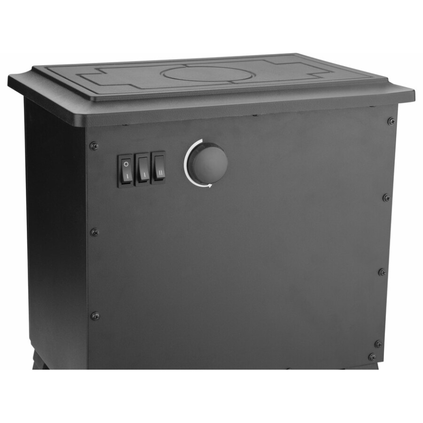 Extol - LED Електрическа камина с отопление LED/1800W/230V 40,6x35,5 cм