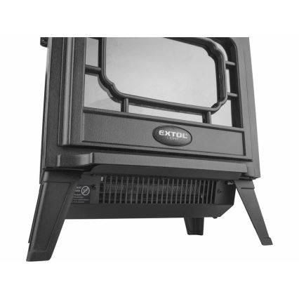 Extol - LED Електрическа камина с отопление LED/1800W/230V 40,6x35,5 cм