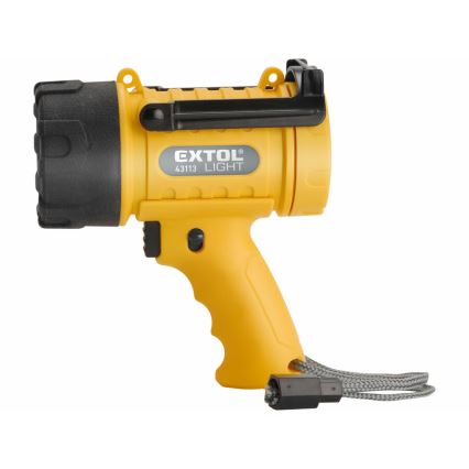 Extol - LED Фенерче LED/5W/4xAA IP67 жълто/черно