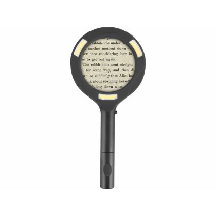 Extol - LED Лупа с осветление LED/1,5W/2xAA