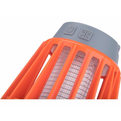 Extol - LED Преносима лампа с капан за насекоми LED/3W/2000 mAh/3,7V IPX6