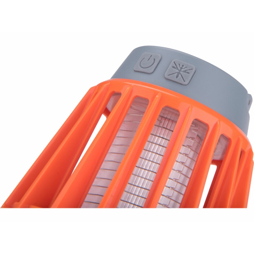 Extol - LED Преносима лампа с капан за насекоми LED/3W/2000 mAh/3,7V IPX6