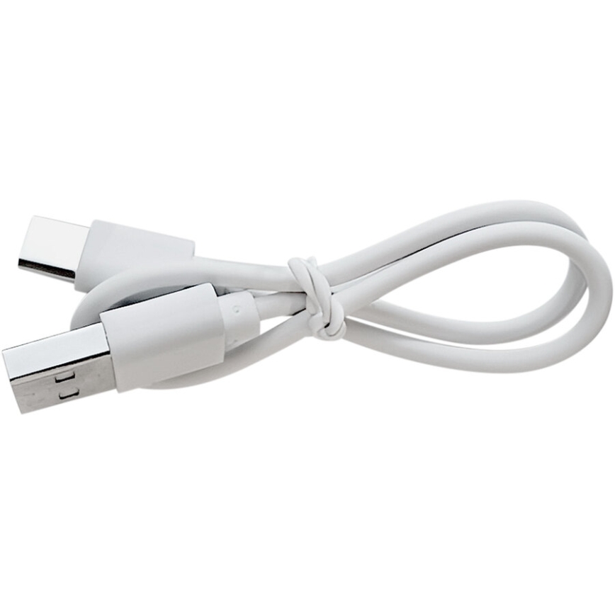 Extol - LED регулируема презареждаема лупа с LED осветление/650 mAh бяла/сива