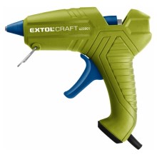 Extol - Пистолет за лепило 100W/230V зелен/син