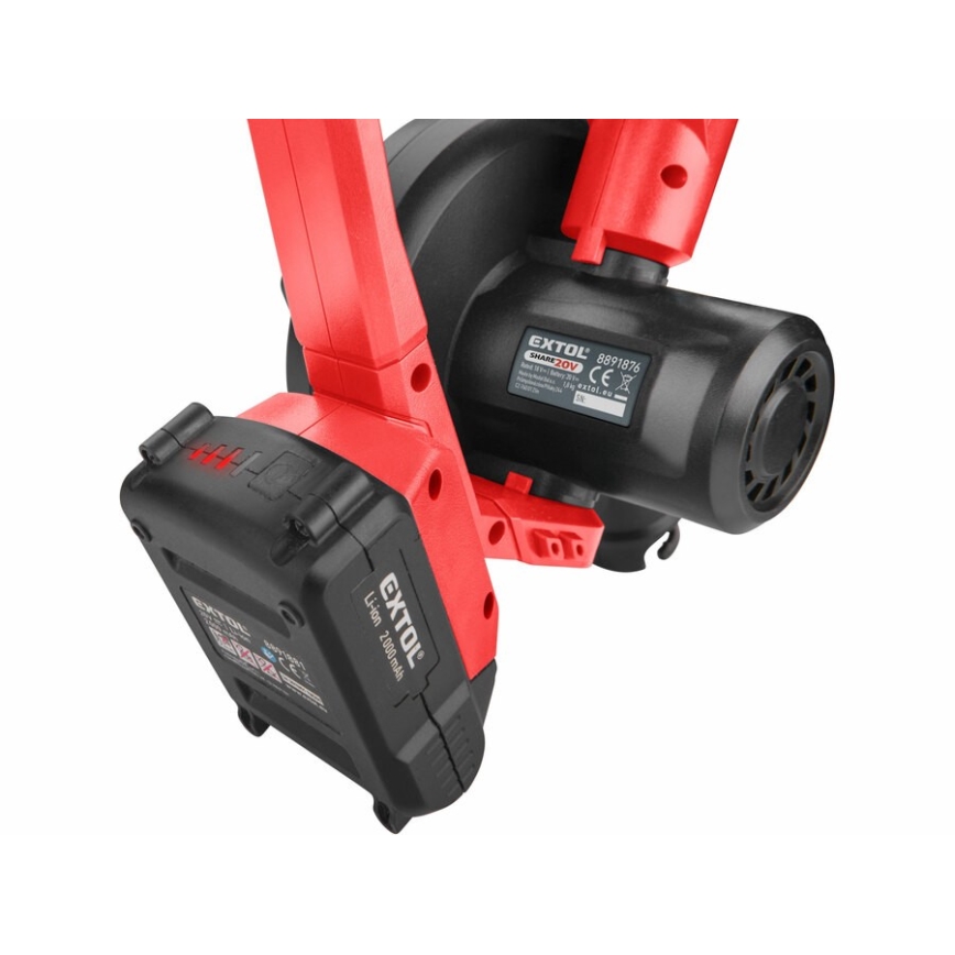 Extol Premium - Акумулаторна духалка 2в1 2000 mAh 20V
