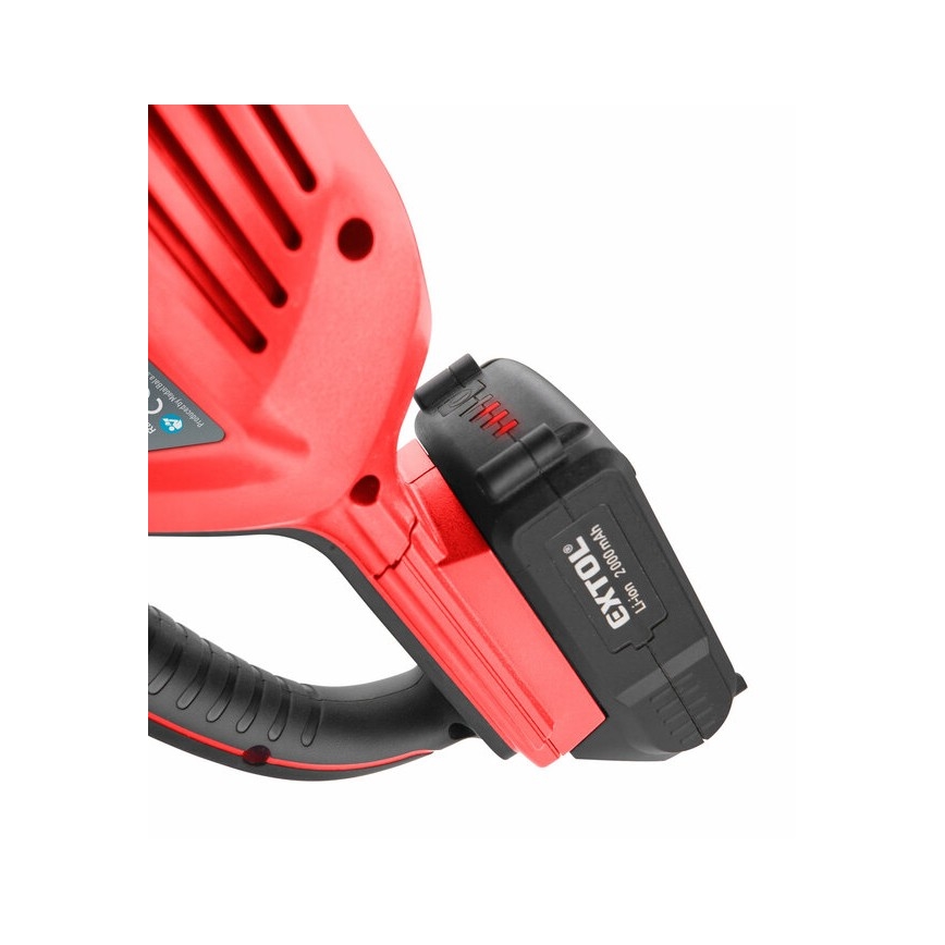 Extol Premium - Безжична прахосмукачка 2000 mAh 20V