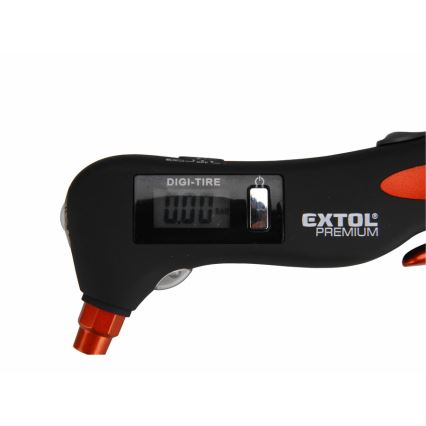 Extol Premium - Дигитален манометър с LCD дисплей и LED осветление 5в1 2xAAA