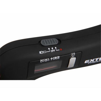 Extol Premium - Дигитален манометър с LCD дисплей и LED осветление 5в1 2xAAA