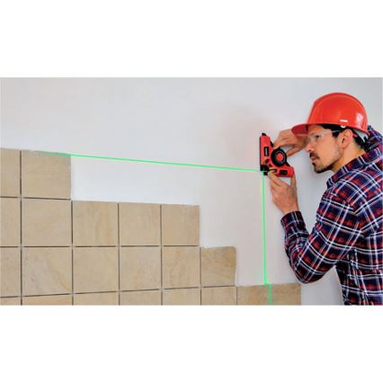 Extol Premium - Лазерен ъгломер 90° с електрически модул с вакуумна вендуза 5V/1000 mAh