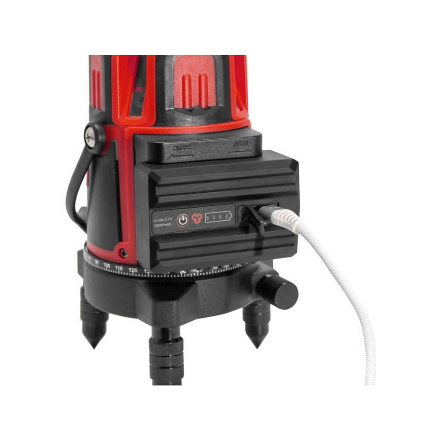 Extol Premium - Самонивелиращ линеен кръстосан лазер 5V/5200 mAh IP54