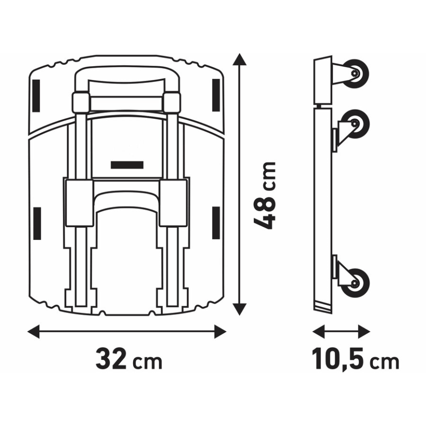 Extol Premium - Сгъваема количка
