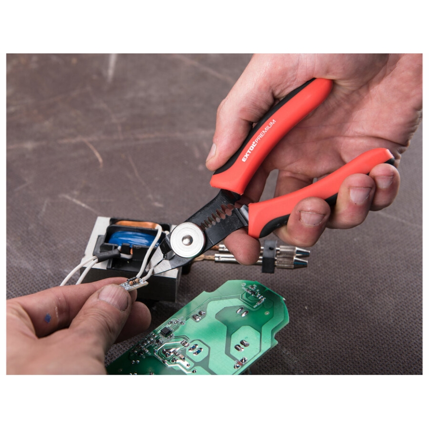 Extol Premium - Странични резачки/клещи за обелване на проводници 150 mm