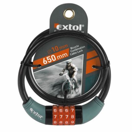 Extol Premium - Велокатинар 10x650 мм с четирицифрен код