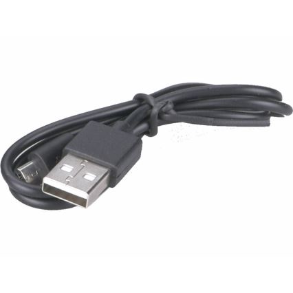 Extol - LED акумулаторен челник със сензор и червена LED светлина/3W/1200 mAh/3,7V оранжев/черен