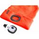 Extol - Шапка с челник и USB зареждане 250 mAh неоново оранжева размер UNI