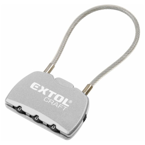 Extol - Катинар с кабел и трицифрен код