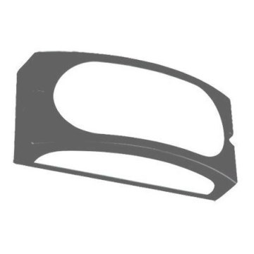 Екстериорен аплик 1xE27/10W/230V IP54 сив
