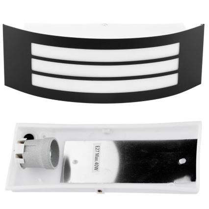 Екстериорен аплик 1xE27/14W/230V IP44 черен