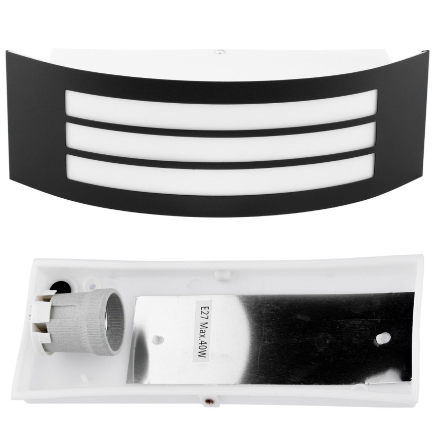 Екстериорен аплик 1xE27/14W/230V IP44 черен