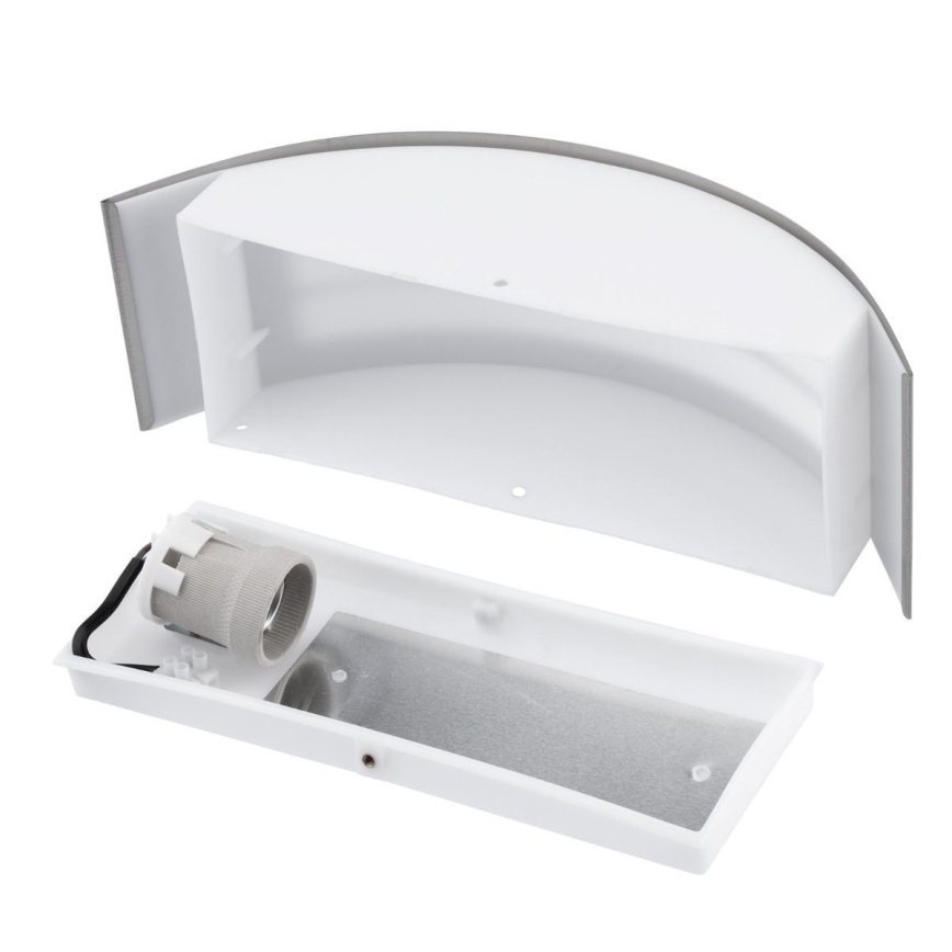 Екстериорен аплик 1xE27/14W/230V IP44 матов хром