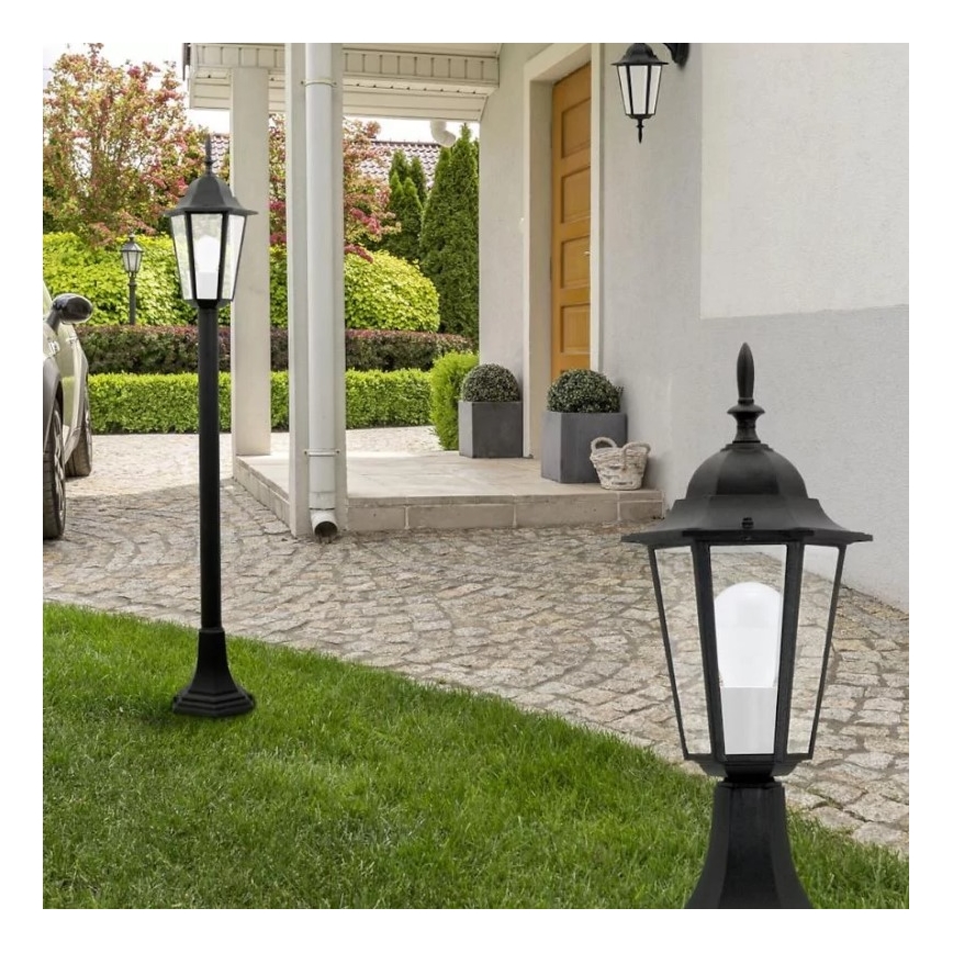 Екстериорен аплик 1xE27/20W/230V IP43 черен