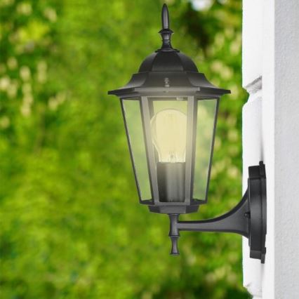 Екстериорен аплик 1xE27/40W/230V IP44 черен