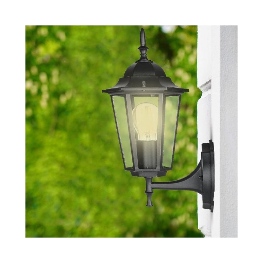 Екстериорен аплик 1xE27/40W/230V IP44 черен