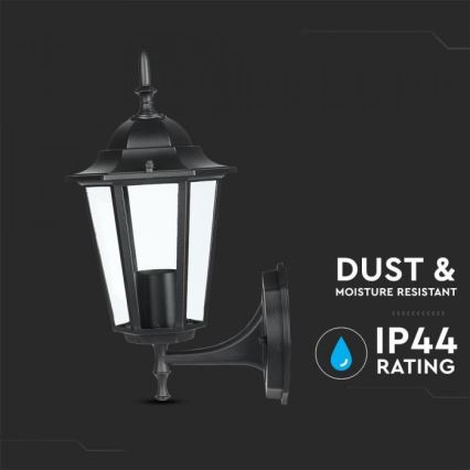 Екстериорен аплик 1xE27/40W/230V IP44 черен