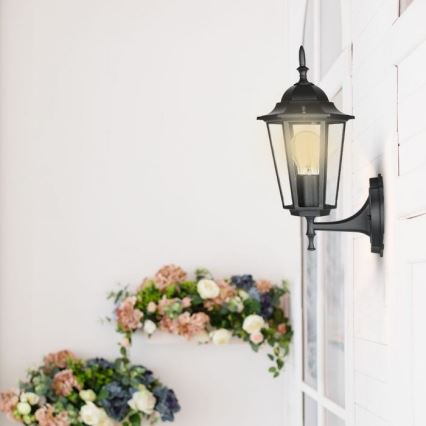 Екстериорен аплик 1xE27/40W/230V IP44 черен