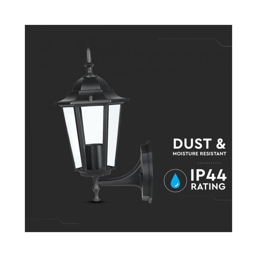 Екстериорен аплик 1xE27/40W/230V IP44 черен