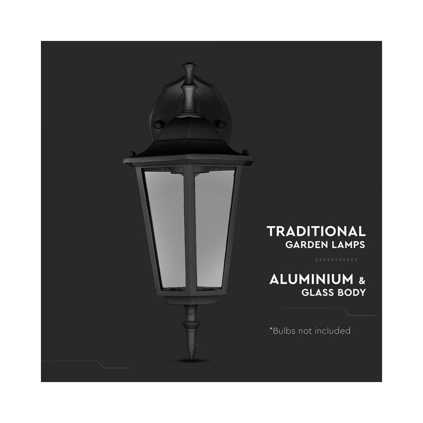 Екстериорен аплик 1xE27/40W/230V IP44 черен