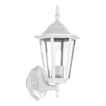 Екстериорен аплик 1xE27/60W/230V IP44 бял