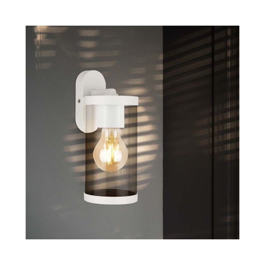 Екстериорен аплик 1xE27/60W/230V IP44 бял